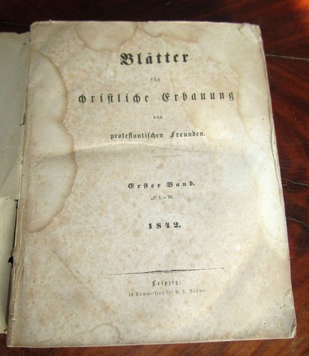 1842 blätter für - ff,