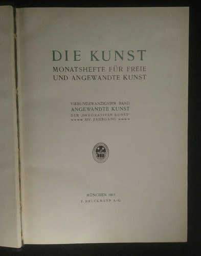 Die kunst monatshefte für - die,
